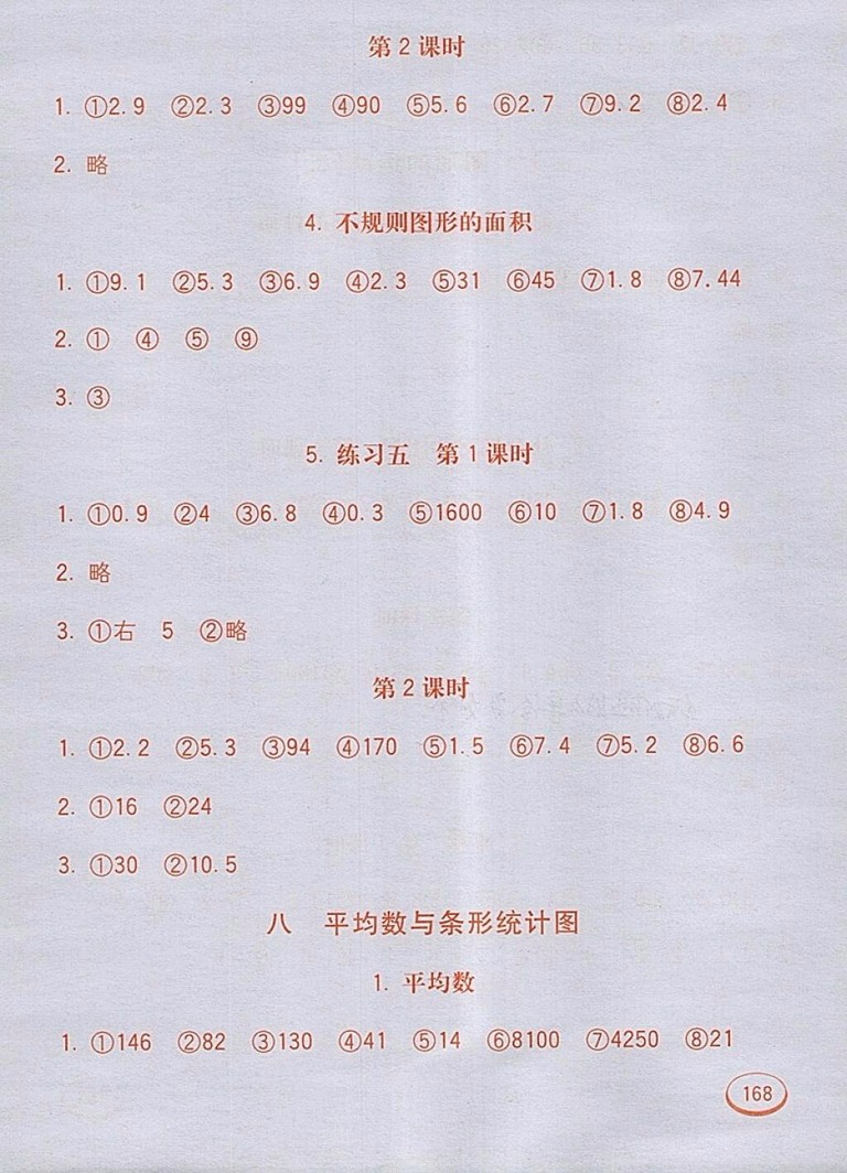 2018人教版七彩口算題卡四年級(jí)下冊(cè)參考答案