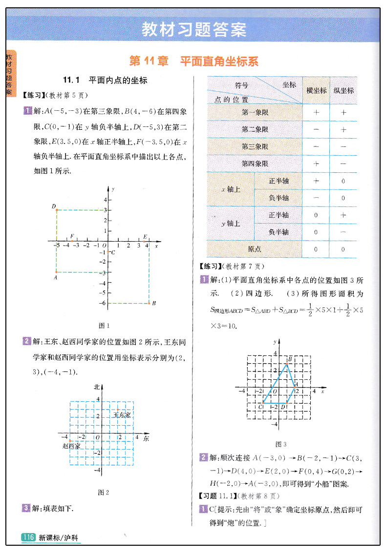 2019版新課標(biāo)滬科版尖子生學(xué)案八年級(jí)上冊(cè)數(shù)學(xué)參考答案