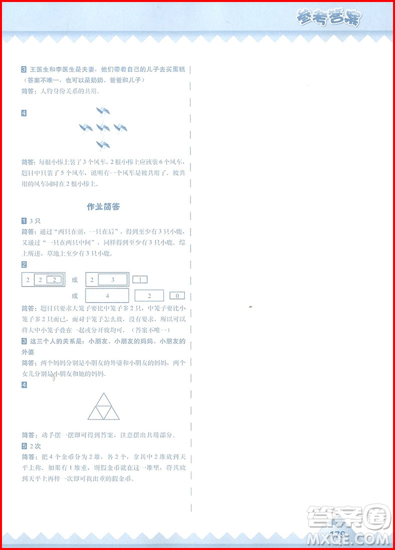 2018年高思學校競賽數(shù)學課本1年級上冊參考答案