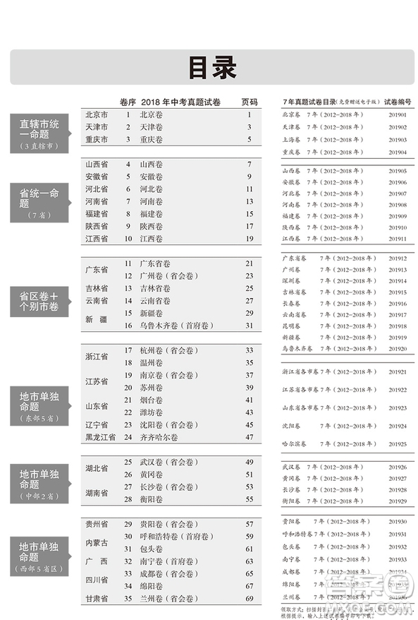 曲一線一線名卷201953中考真題卷語文中考真題參考答案