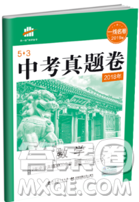 一線名卷2019年53中考真題卷數(shù)學(xué)最新參考答案