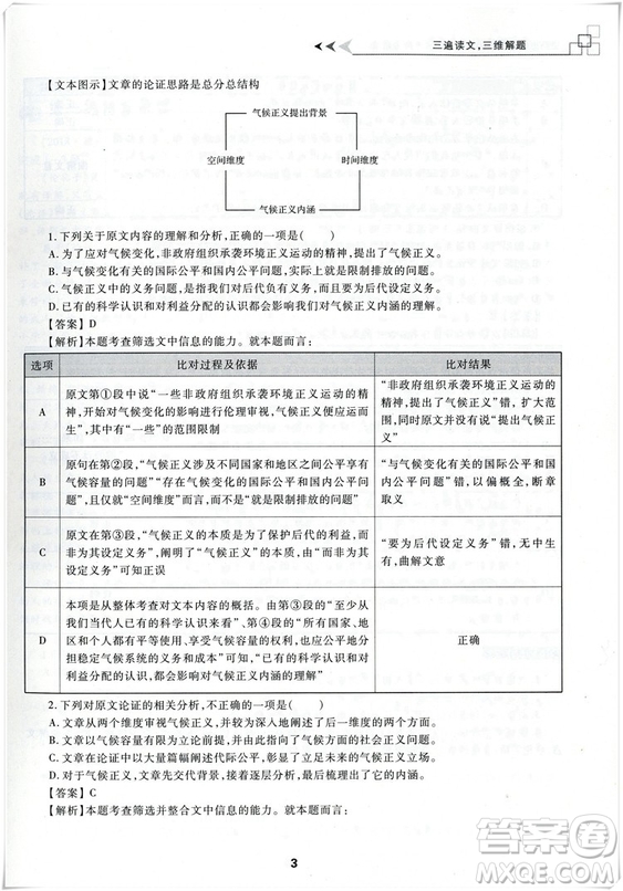 更高更妙的考前30天備考手冊2018浙大優(yōu)學高考語文高中語文參考答案