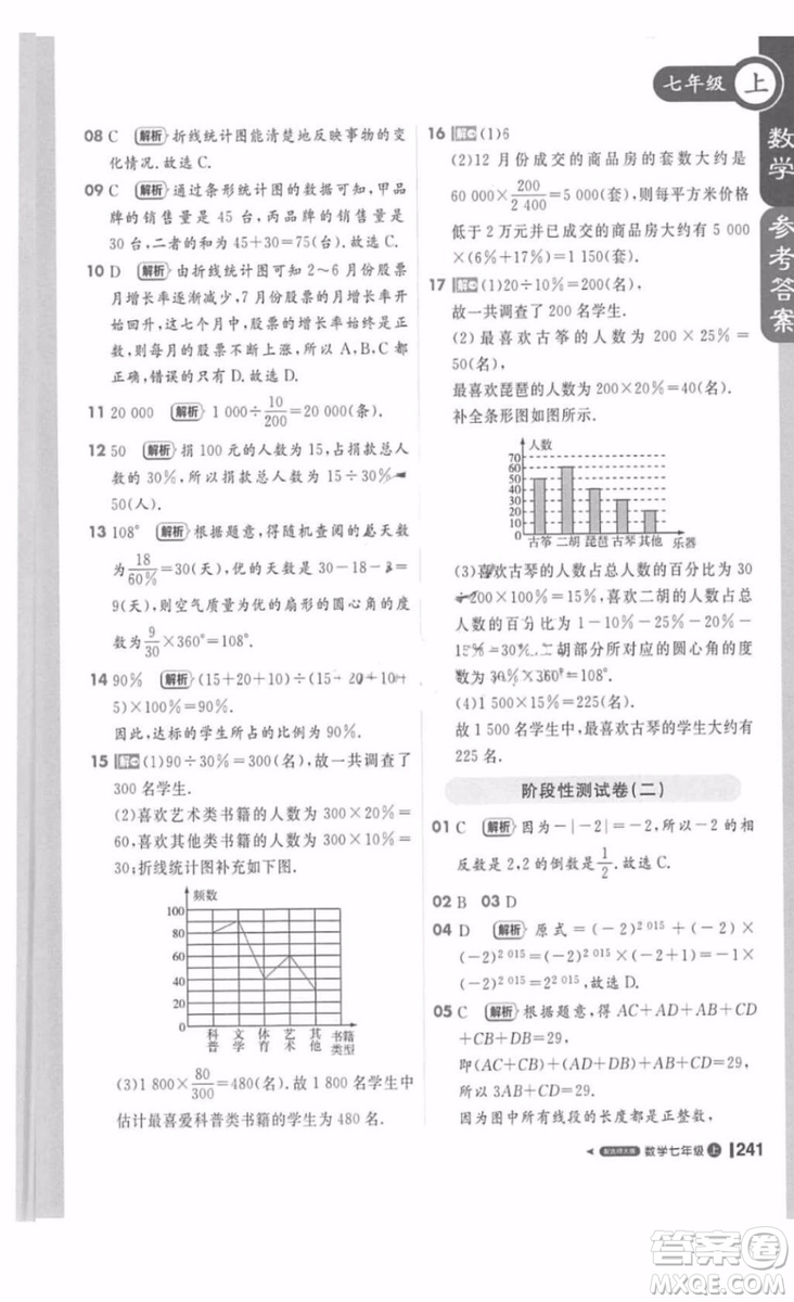 北師大版1加1輕巧奪冠課堂直播數學七年級上冊2018最新答案