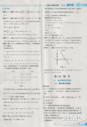 2018版同步導(dǎo)學(xué)案課時(shí)練數(shù)學(xué)必修3人教A版參考答案