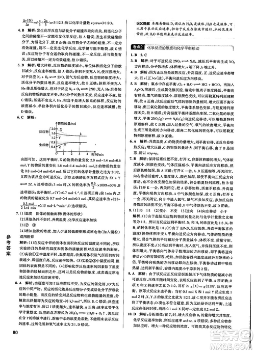 2019高考提分筆記資料學(xué)霸錯(cuò)題筆記高中化學(xué)參考答案