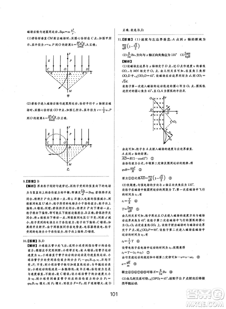 2019全國卷刷題狗高中物理參考答案