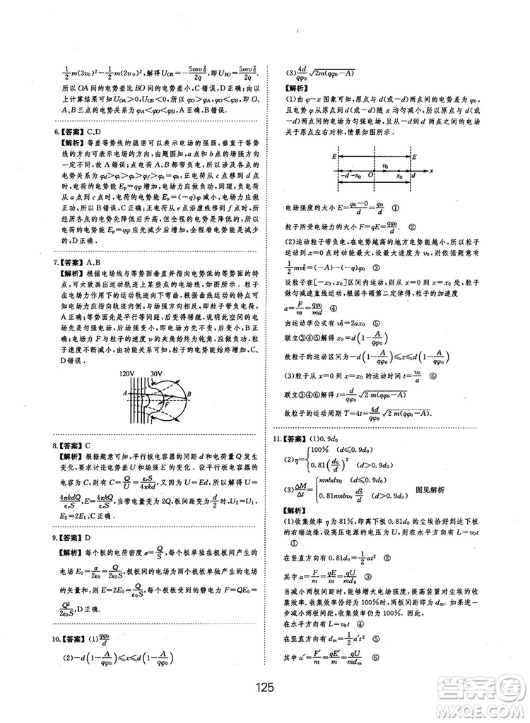 2019全國卷刷題狗高中物理參考答案