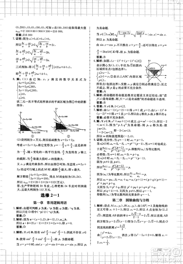 提分庫高中數(shù)學(xué)高一至高三復(fù)試專用參考答案