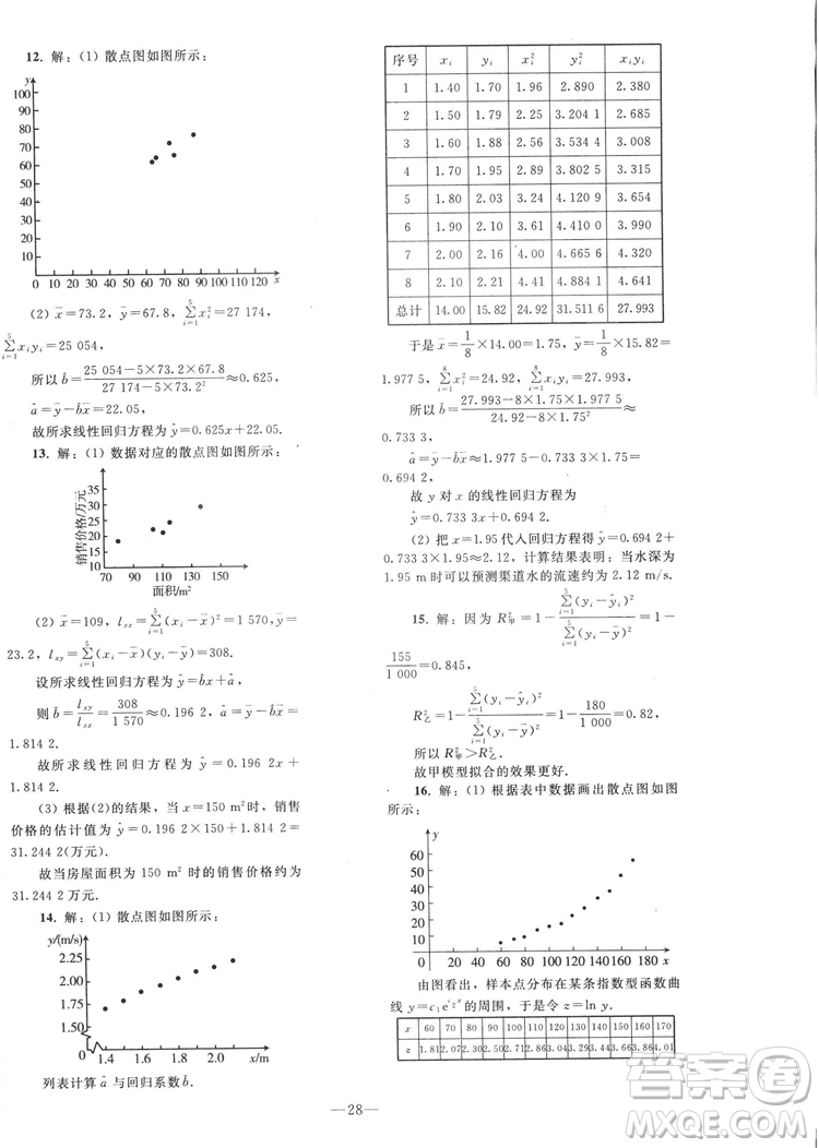 2018人教版資源與評(píng)價(jià)七年級(jí)數(shù)學(xué)上冊(cè)參考答案