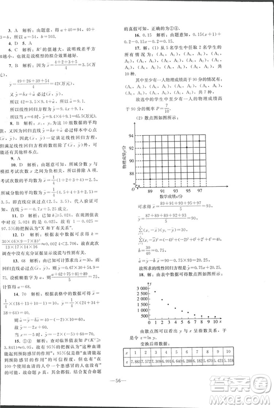 2018人教版資源與評(píng)價(jià)七年級(jí)數(shù)學(xué)上冊(cè)參考答案