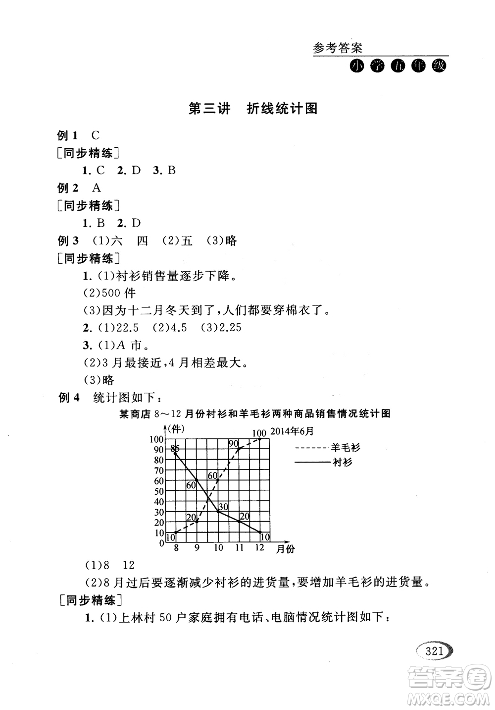 2018年同步奧數(shù)培優(yōu)五年級江蘇版參考答案