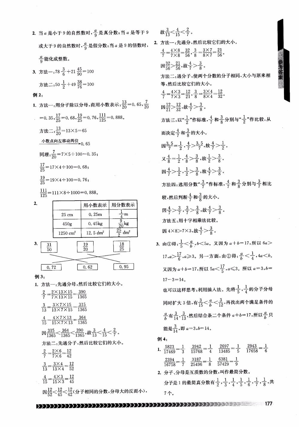 2018年南京出版社奧數(shù)輔導(dǎo)班小學(xué)五年級數(shù)學(xué)參考答案