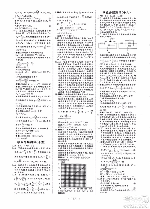 2019課堂新坐標高中同步導學案物理選修3-1人教版參考答案