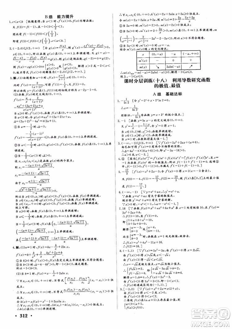 課堂新坐標(biāo)2019高三一輪總復(fù)習(xí)數(shù)學(xué)蘇教版江蘇專(zhuān)版參考答案