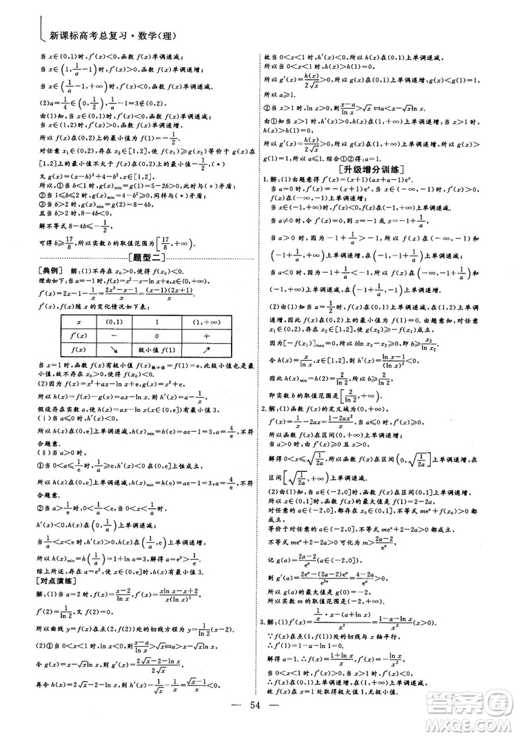 2018最新版三維設(shè)計(jì)小題提速大題沖關(guān)高三數(shù)學(xué)理科答案