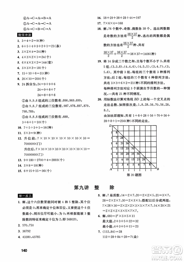 2018新版小學(xué)數(shù)學(xué)創(chuàng)新思維訓(xùn)練五年級(jí)參考答案