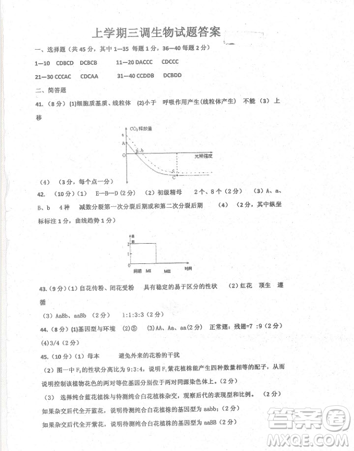 2019屆河北省衡水中學(xué)高三上學(xué)期三調(diào)考試歷史試題及答案