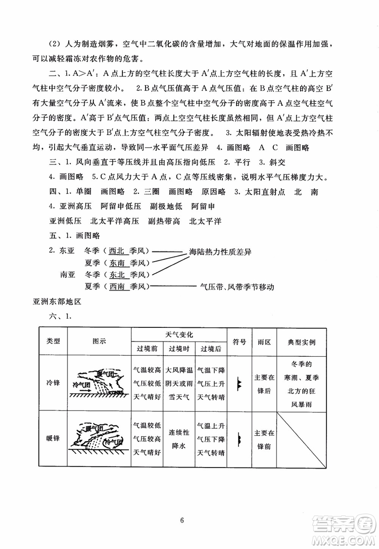 京師普教2018海淀名師伴你學(xué)同步學(xué)練測高中地理必修1參考答案