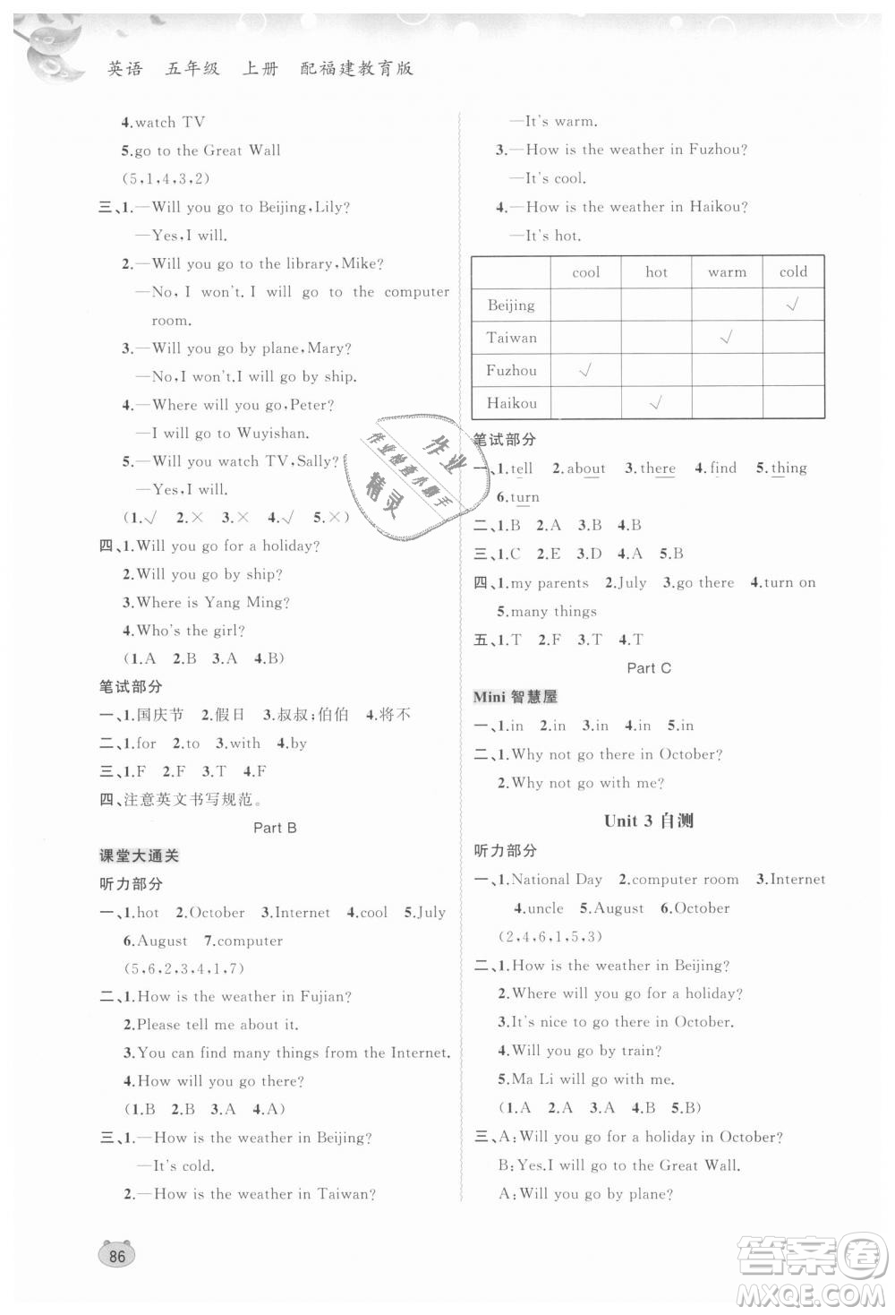 9787549598472新課程學(xué)習(xí)與測(cè)評(píng)同步學(xué)習(xí)2018英語(yǔ)五年級(jí)上冊(cè)福建教育版答案