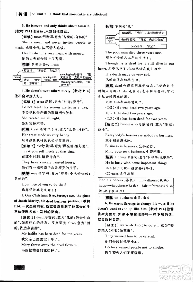 人教版2018九年級英語全一冊初中同步學考優(yōu)化設(shè)計參考答案