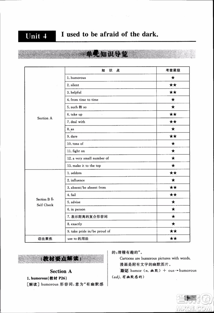 人教版2018九年級英語全一冊初中同步學考優(yōu)化設(shè)計參考答案