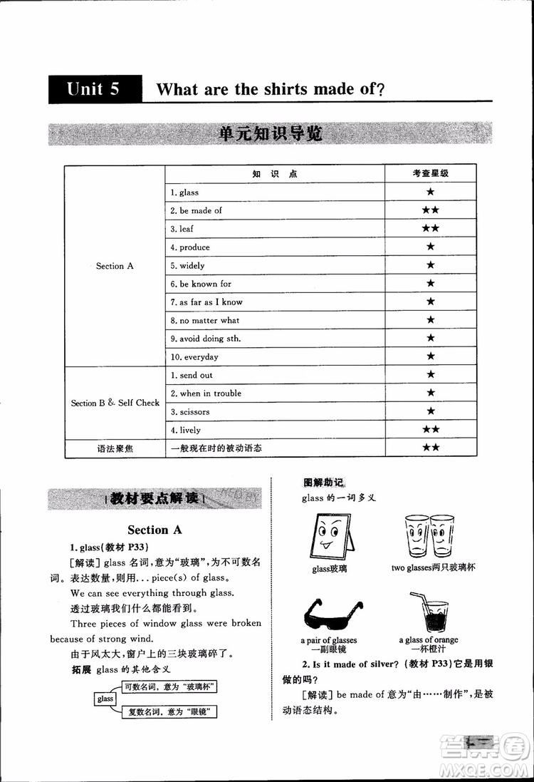 人教版2018九年級英語全一冊初中同步學考優(yōu)化設(shè)計參考答案