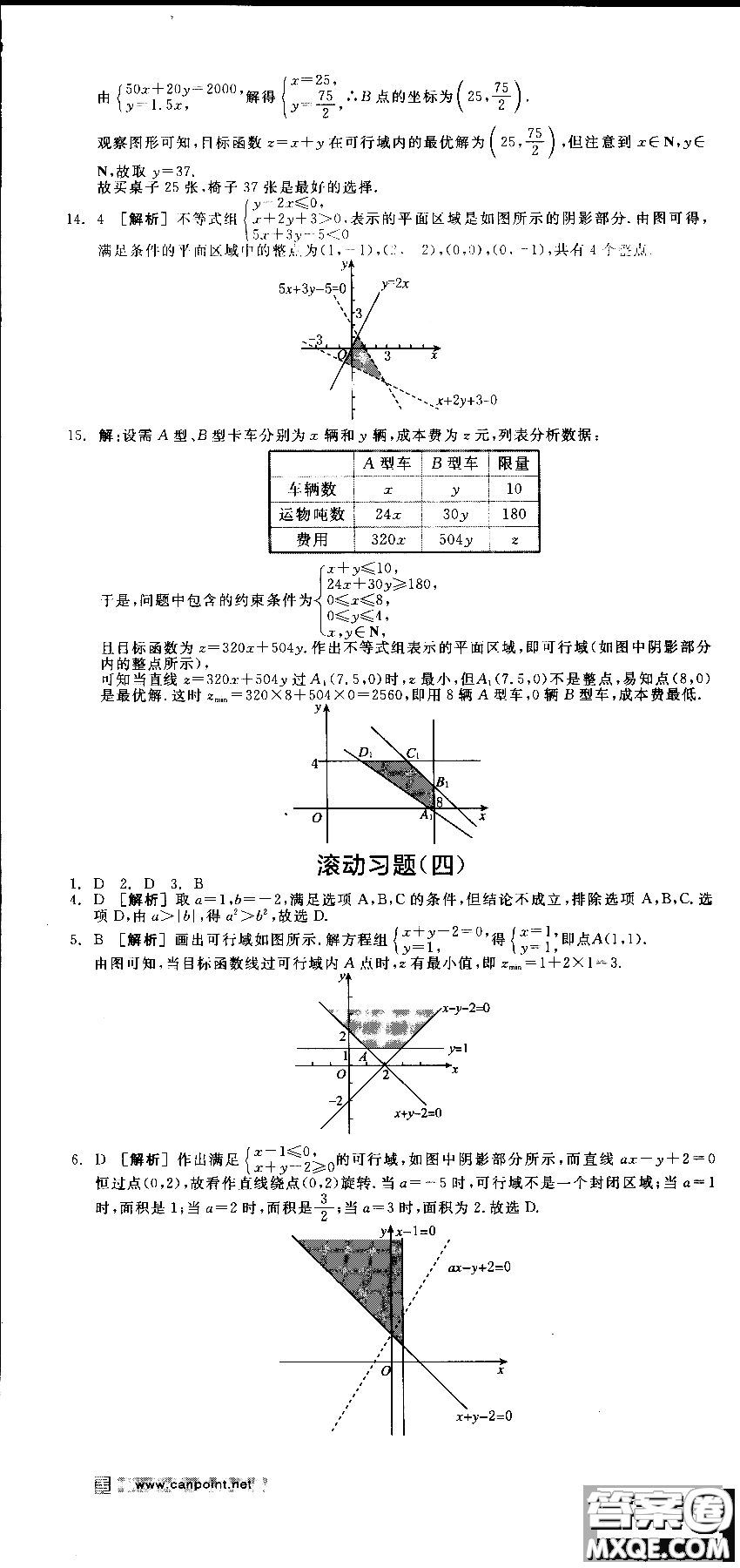 2018年人教A版RJA全品學(xué)練考高中數(shù)學(xué)必修5參考答案