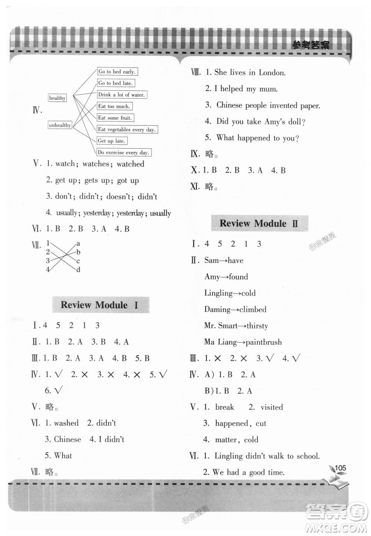 2018新課堂同步學(xué)習(xí)與探究英語(yǔ)四年級(jí)上冊(cè)外研版答案