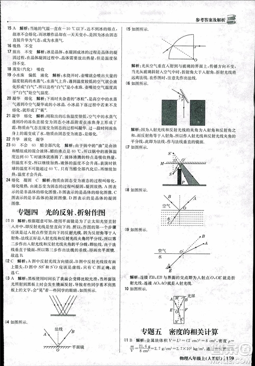 2019版1+1輕巧奪冠優(yōu)化訓(xùn)練9787552237238八年級(jí)上冊(cè)物理參考答案