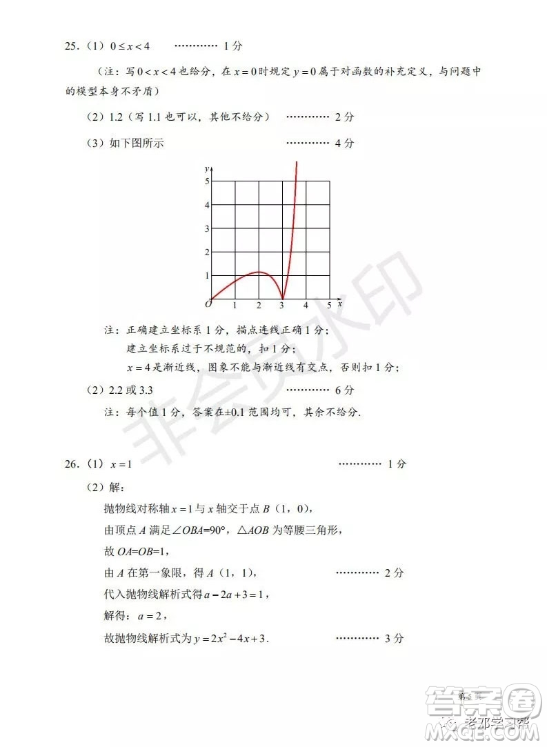 人大附中2018-2019第一學(xué)期初三年級月考數(shù)學(xué)訓(xùn)練答案