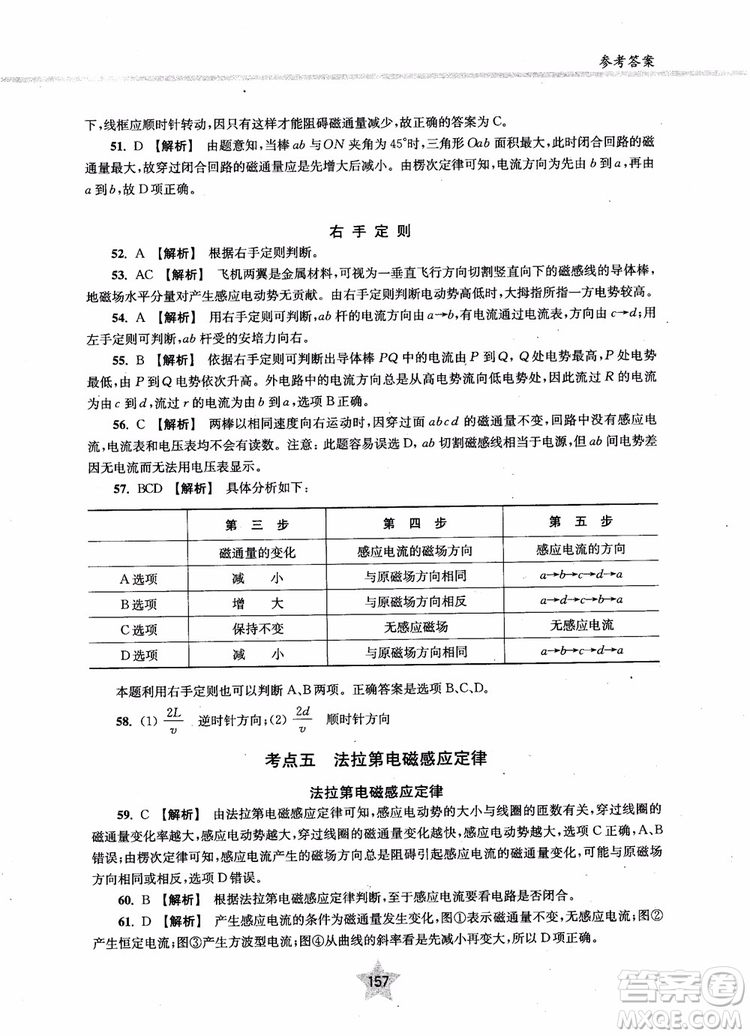 2018年直擊名校高中物理300題電學(xué)二參考答案