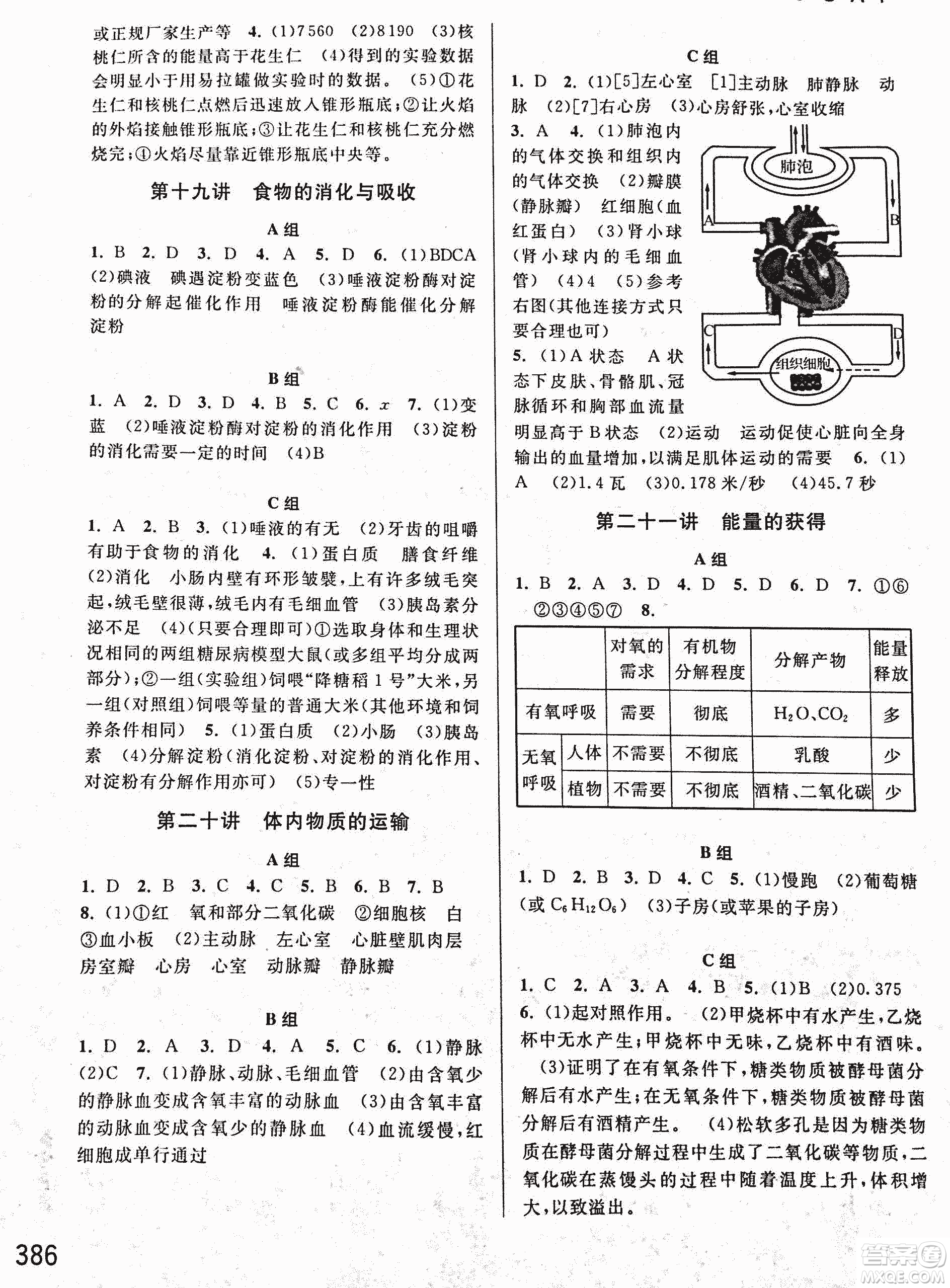 2018年尖子生培優(yōu)教材科學九年級全一冊新編3修參考答案