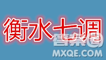 衡水中學(xué)2018-2019學(xué)年度高三年級(jí)上七調(diào)考試數(shù)學(xué)文科試卷及答案