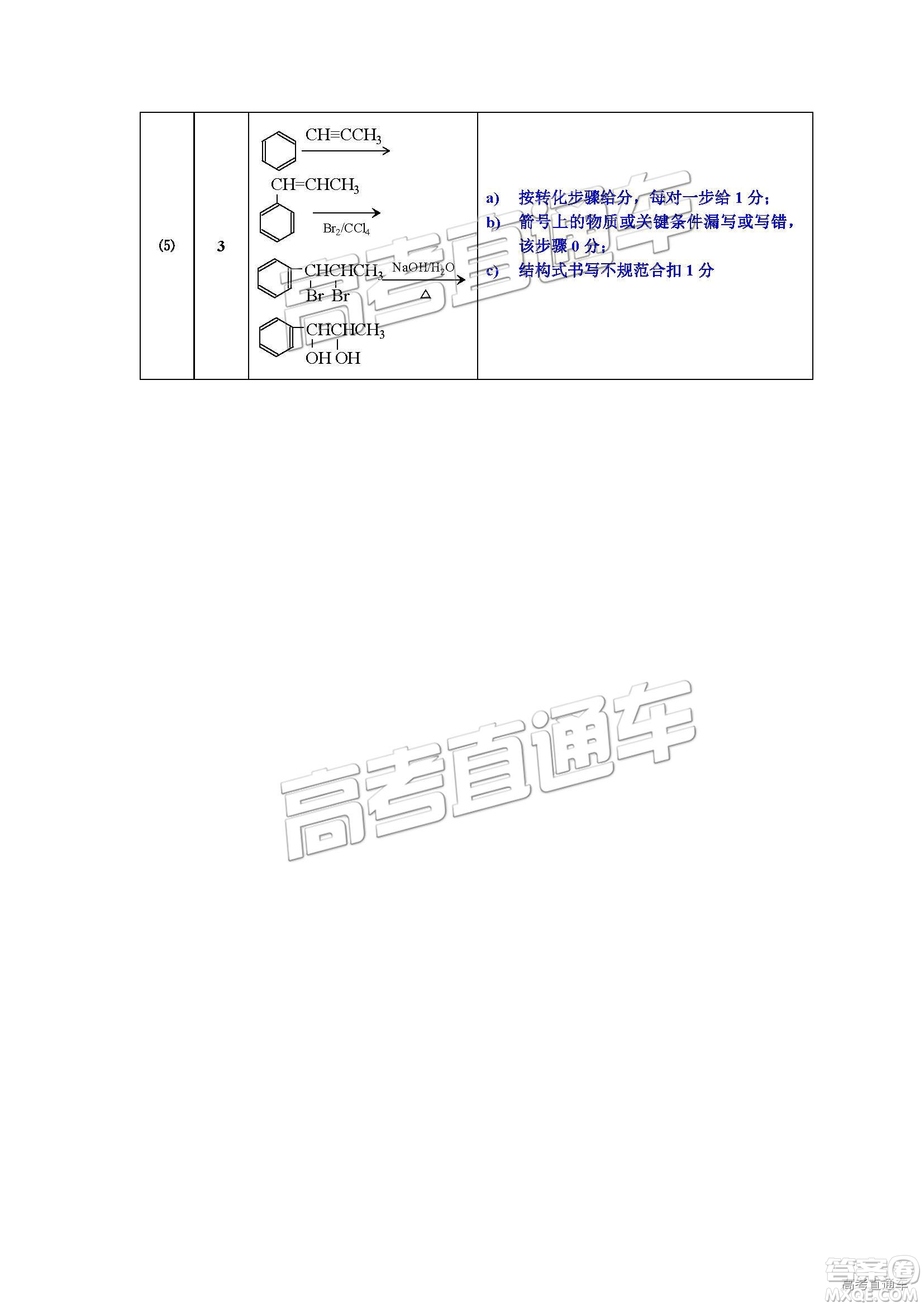 2019屆高三惠州三調(diào)理綜試題及參考答案