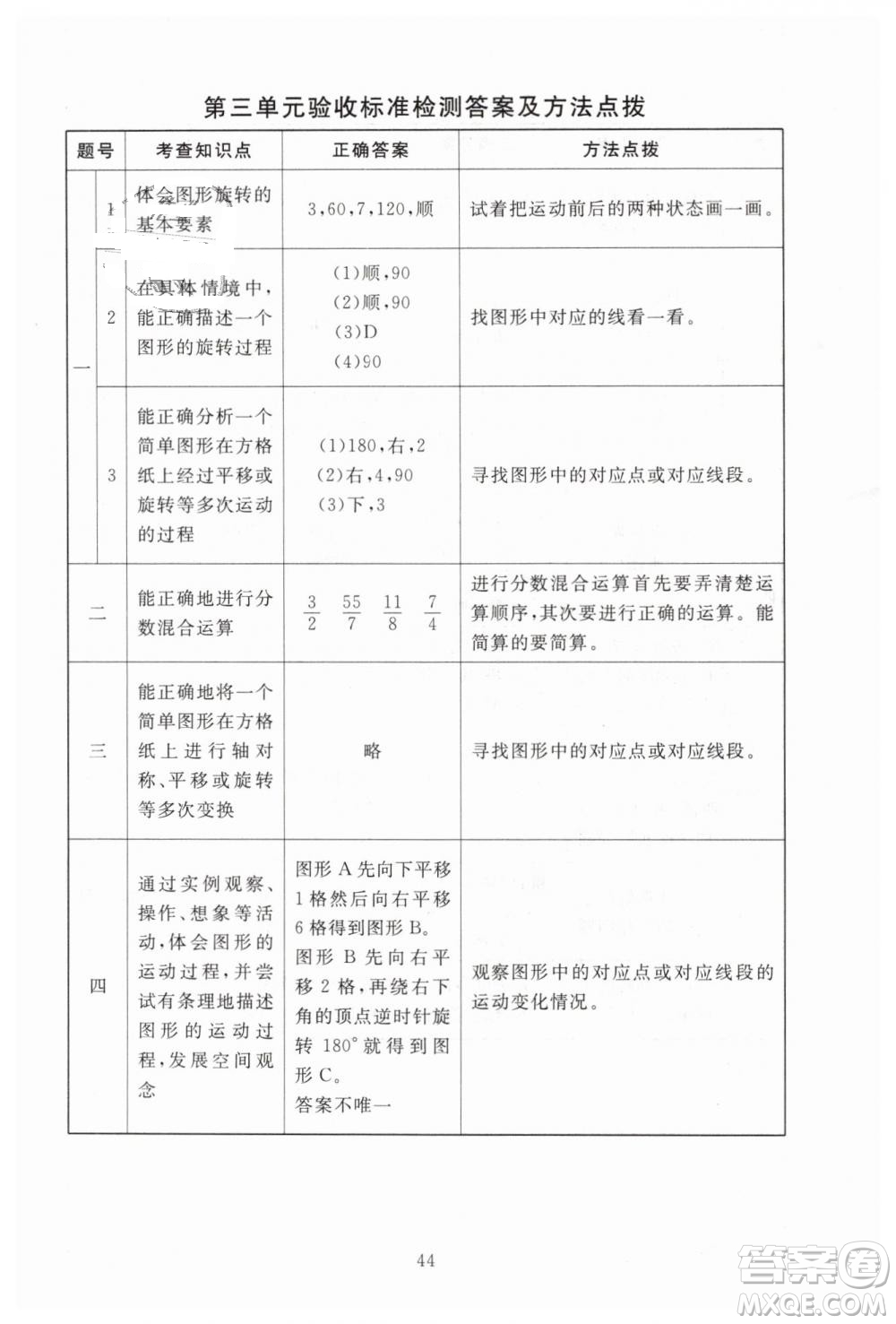 海淀名師伴你學(xué)2019年同步學(xué)練測(cè)六年級(jí)下冊(cè)第2版數(shù)學(xué)BS北師大版參考答案