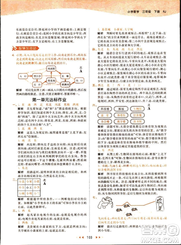 2019春季53天天練三年級下冊數(shù)學(xué)人教RJ版答案