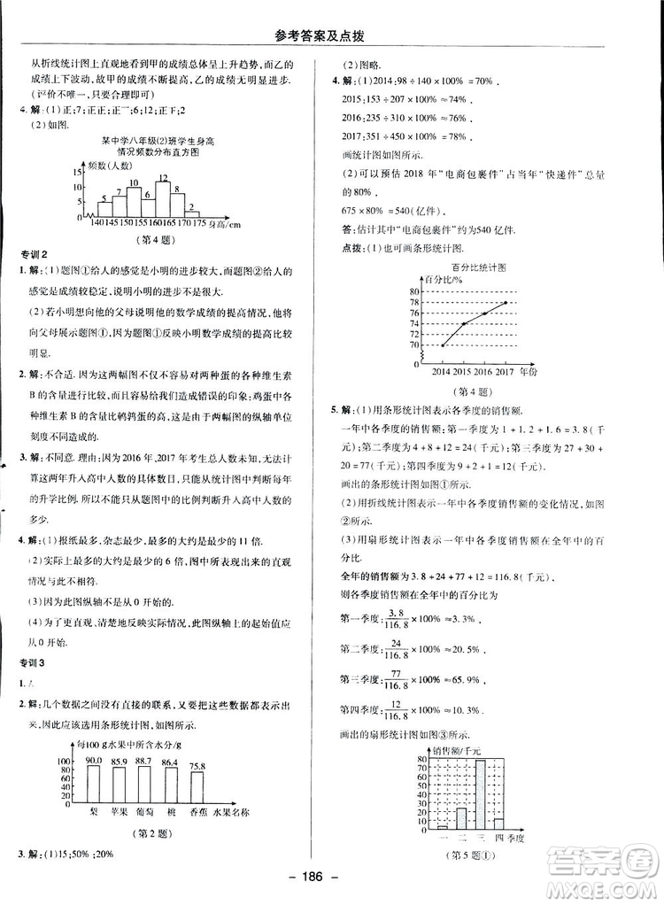 2019榮德基綜合應(yīng)用創(chuàng)新題典中點數(shù)學(xué)七年級下冊人教版答案