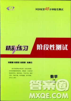 2019年精彩練習(xí)階段性測試數(shù)學(xué)Z版八年級下參考答案