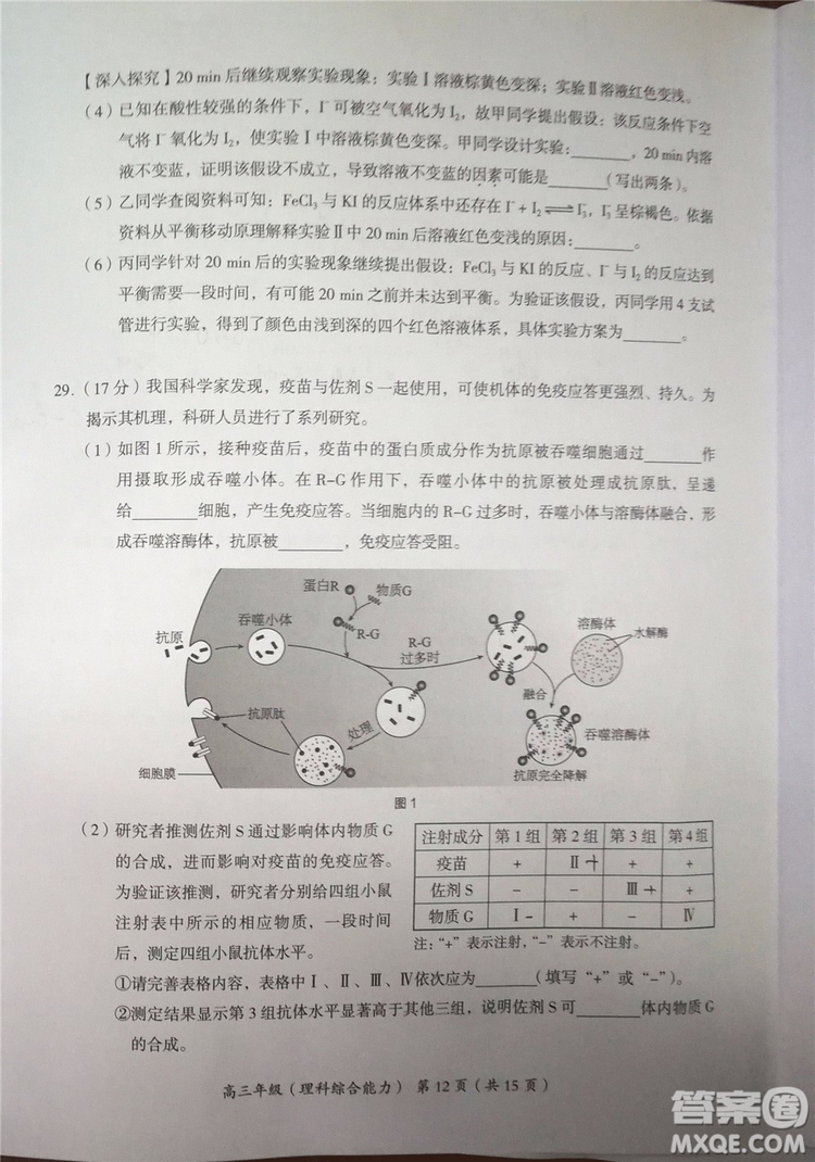 2019年北京海淀區(qū)高三零模文綜理綜試題及答案解析