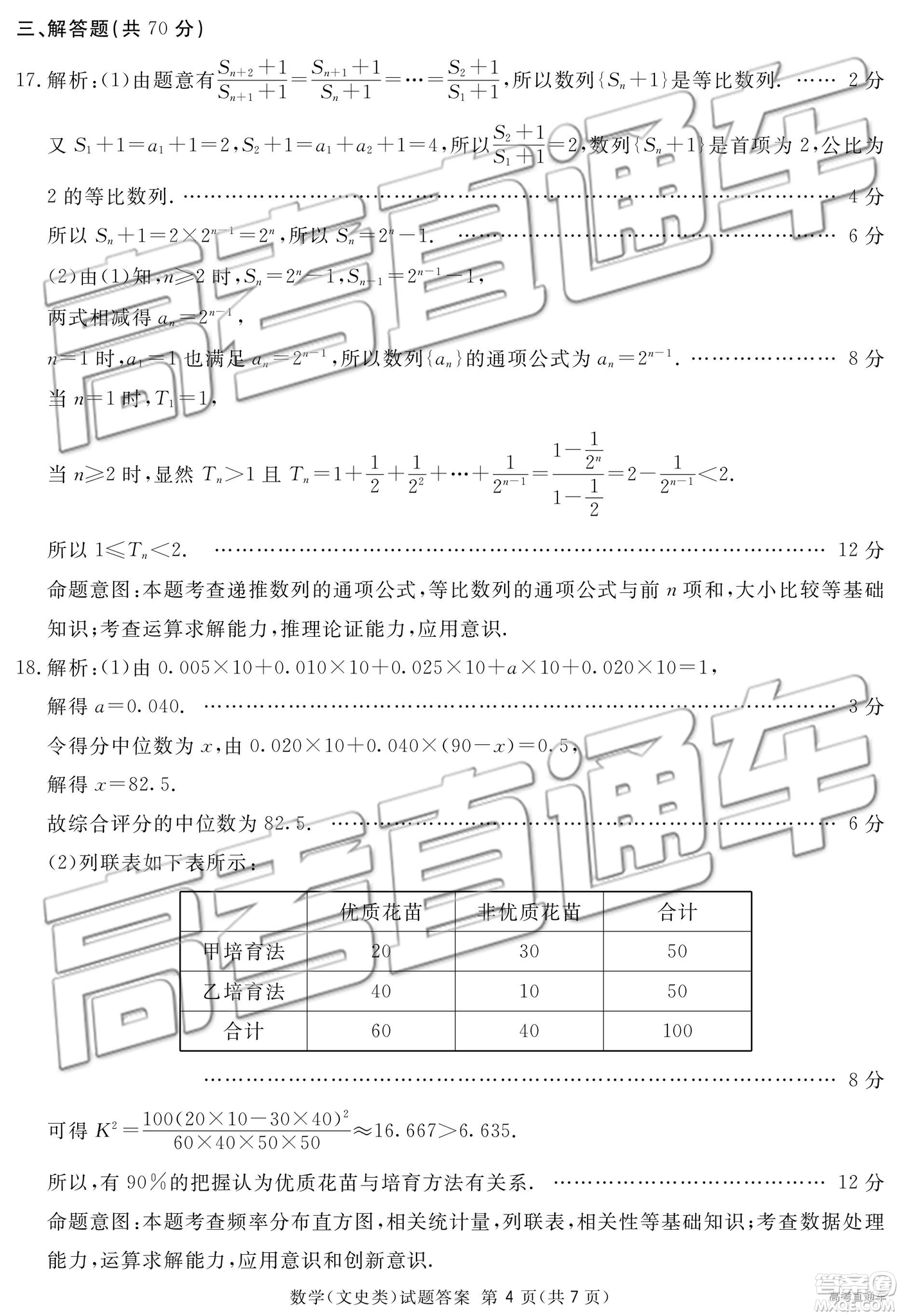 2019年廣安、眉山、遂寧、內(nèi)江、資陽、樂山六市二診文理數(shù)試題及參考答案