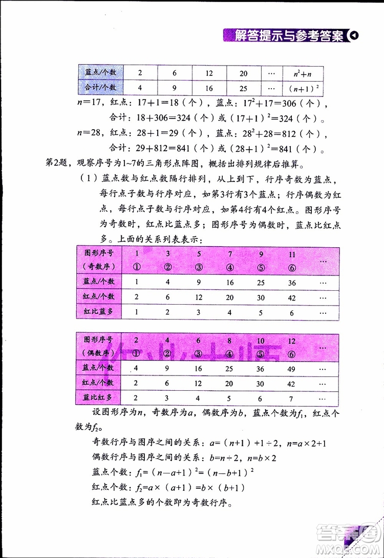 2019年學(xué)數(shù)學(xué)長智慧四年級下第8冊第二版參考答案