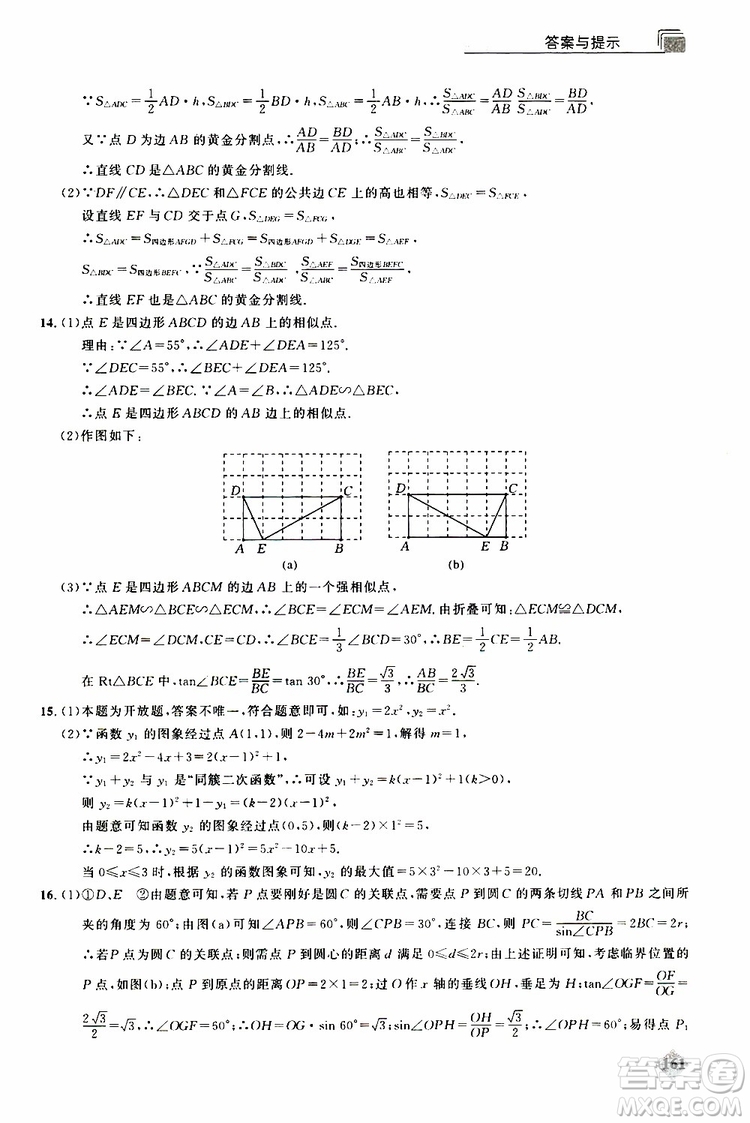 2019年丟分題中考數(shù)學9787535199843參考答案