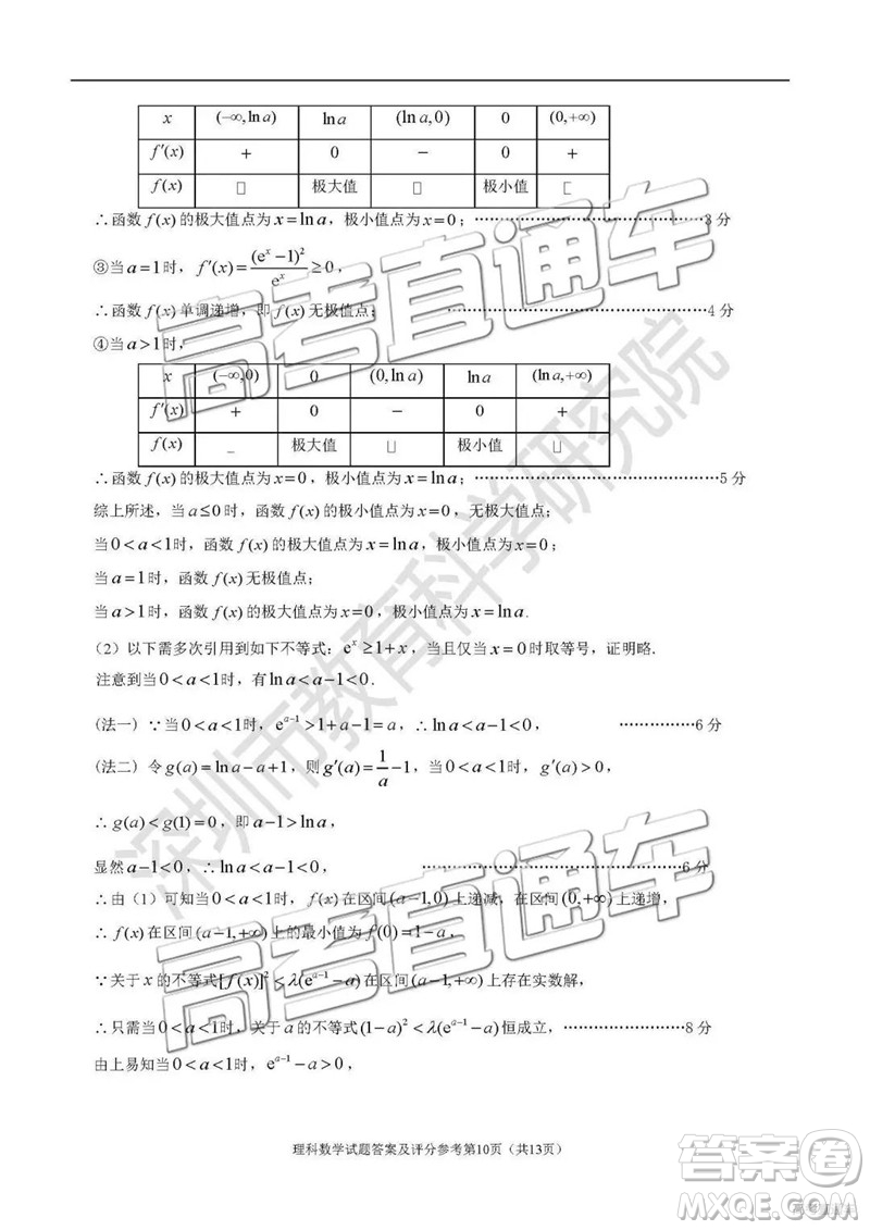 2019深圳二模文理數(shù)試題及參考答案