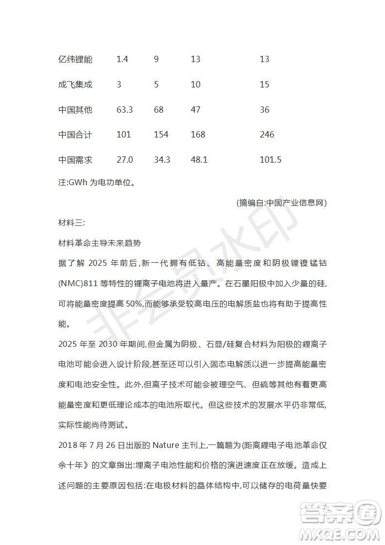 山東省濟(jì)寧北大培文學(xué)校2019屆高三語文考前押題卷1試卷及答案