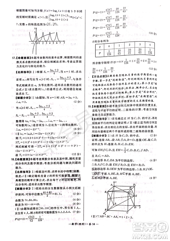 超級全能生2019普通高等學校招生全國統(tǒng)一考試猜題密卷ABC理數(shù)試題及參考答案