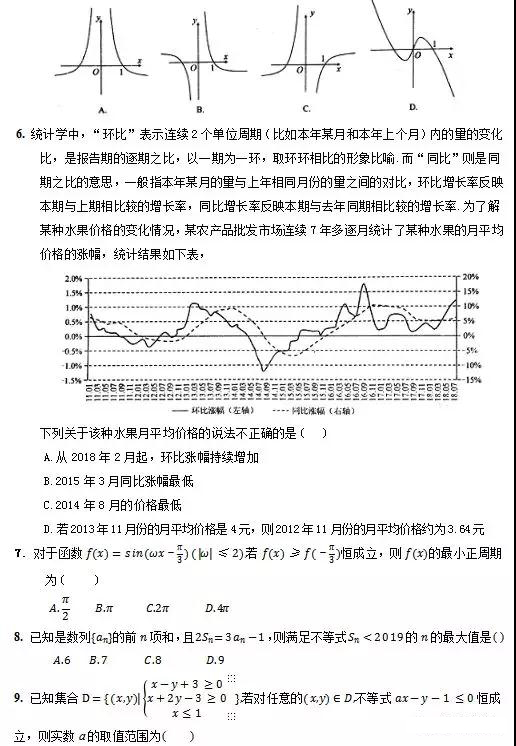 2019年贏鼎教育高考終極預測卷全國I卷理科數(shù)學試題及答案