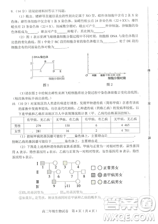 2019年天津市和平區(qū)高三下學(xué)期三模文理綜試題及答案