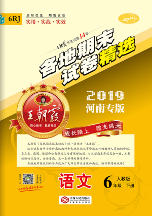 2019年王朝霞各地期末試卷精選六年級(jí)語(yǔ)文下冊(cè)人教版河南專版答案