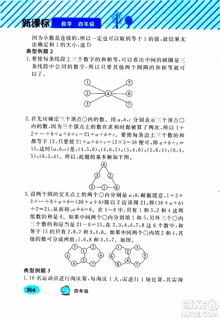 鐘書金牌2019年小學(xué)奧數(shù)舉一反三四年級(jí)A版參考答案