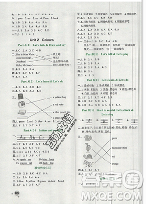 2019年秋小學(xué)學(xué)霸作業(yè)本數(shù)學(xué)三年級(jí)上冊(cè)人教版答案